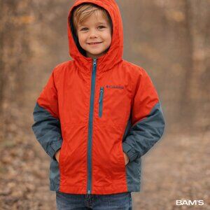 Columbia Youth XS Colorblock Hooded Jacket